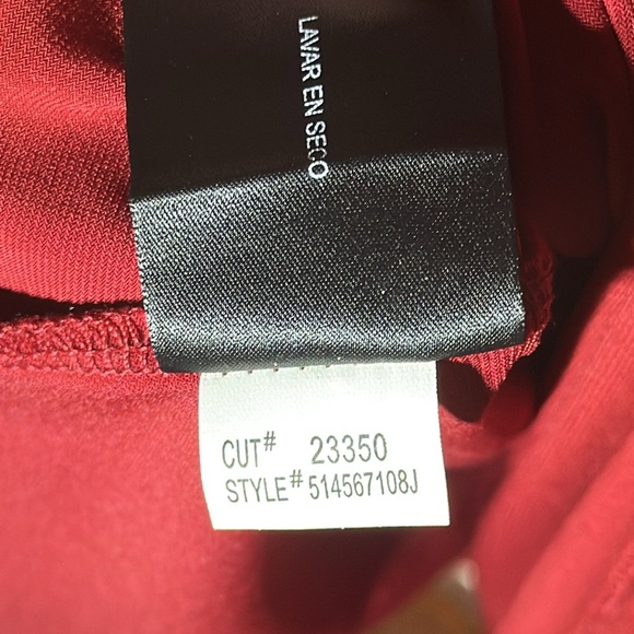 EUC Vintage Y2K Mixit Burgundy Dual Sided Wrap Dress - Picture 16 of 16